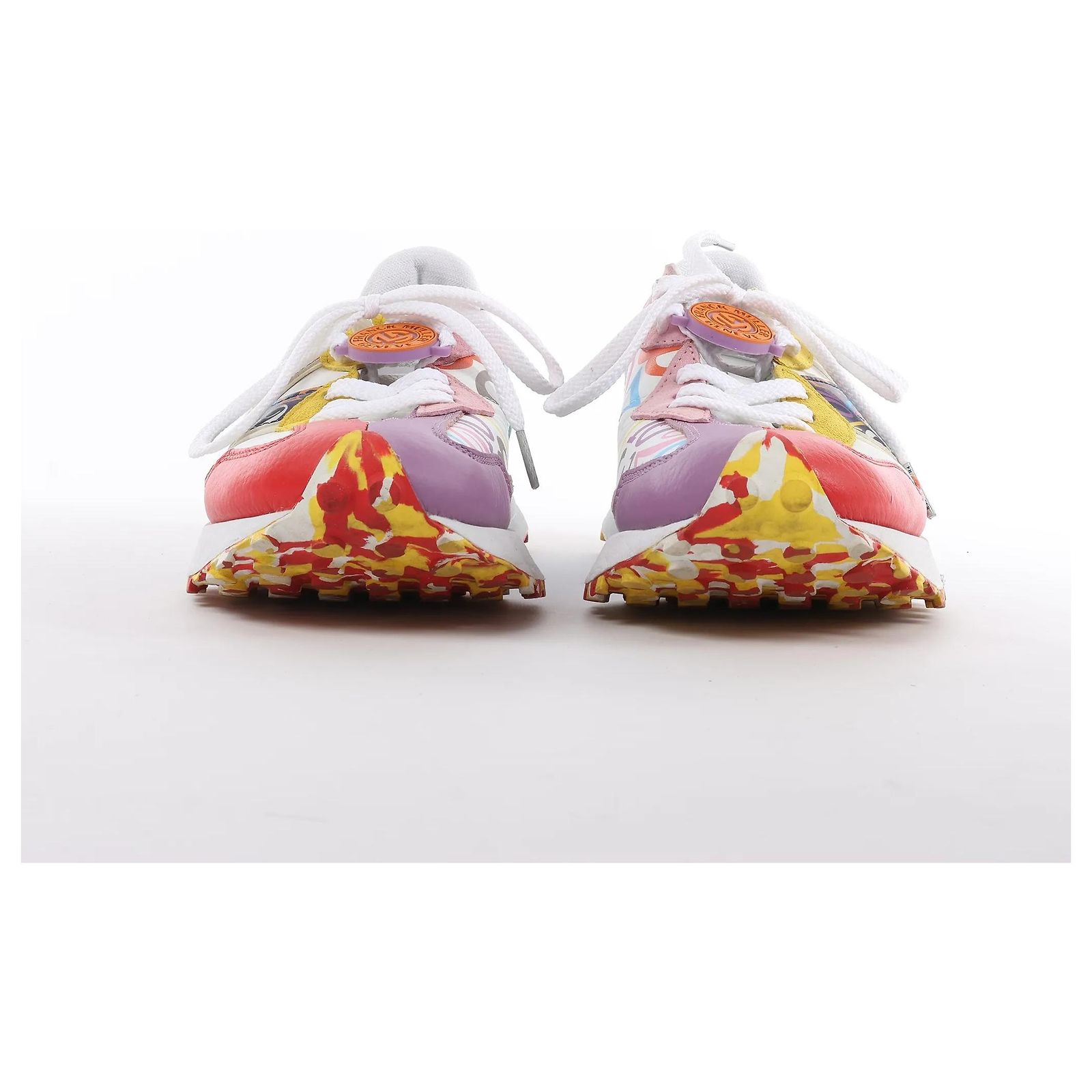 FRANCK MULLER x NEW BALANCE Leather Sneakers in Multicolor 