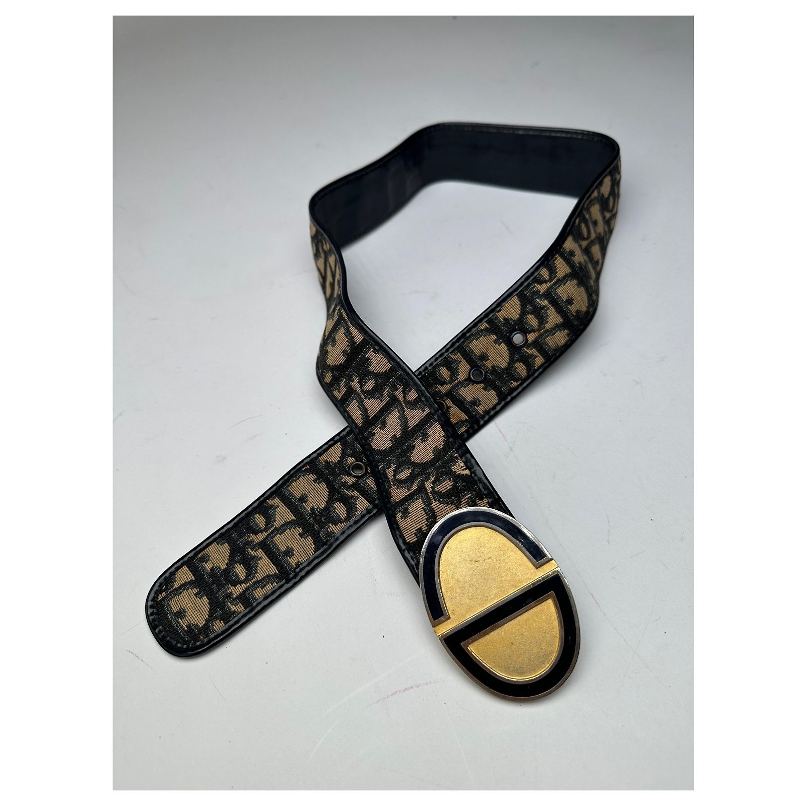 Christian Dior Vintage Dior Oblique Monogram Canvas Leather  display picture 2