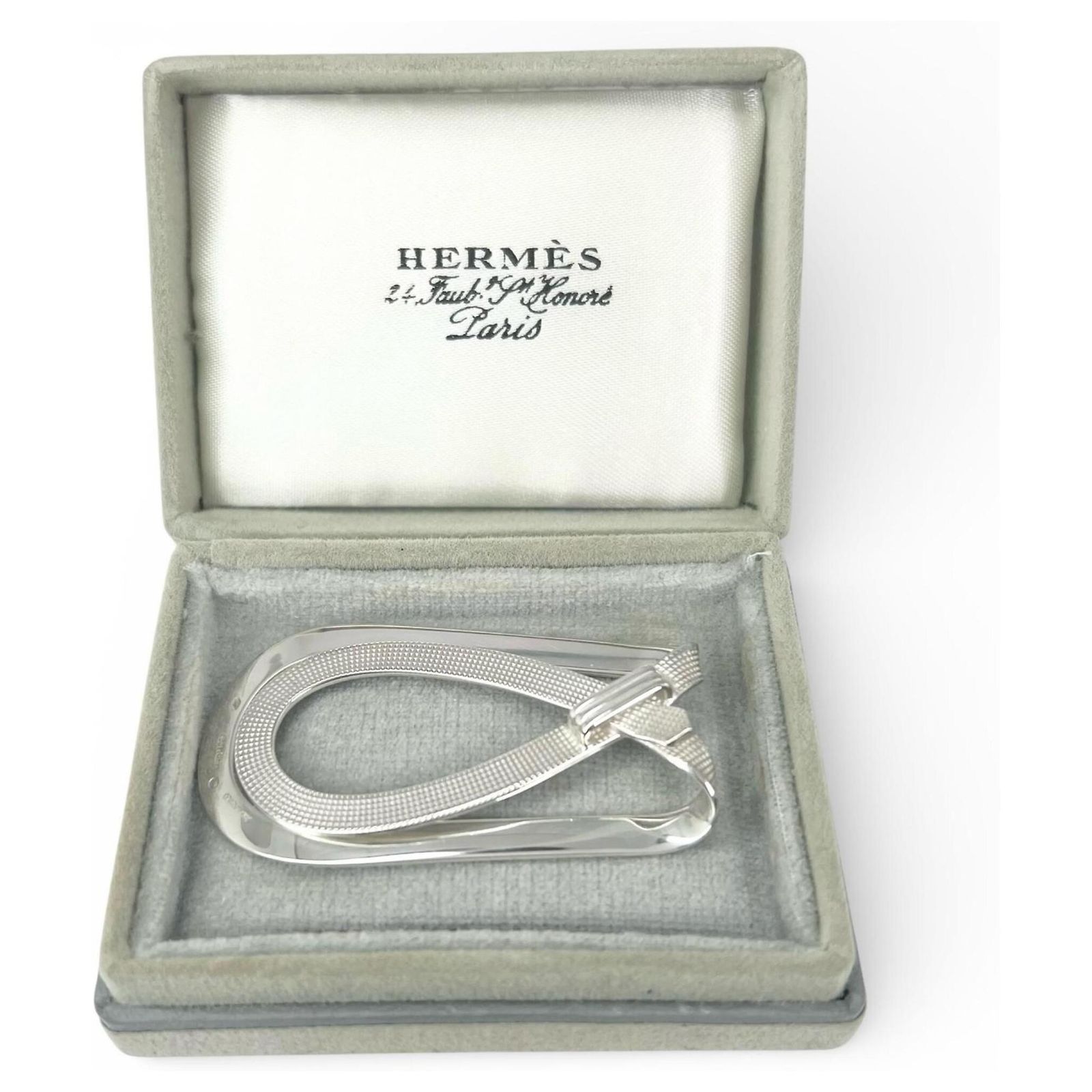 Hermès HERMES Vintage Silver 925 Money Clip ref.3111875 - Joli Closet