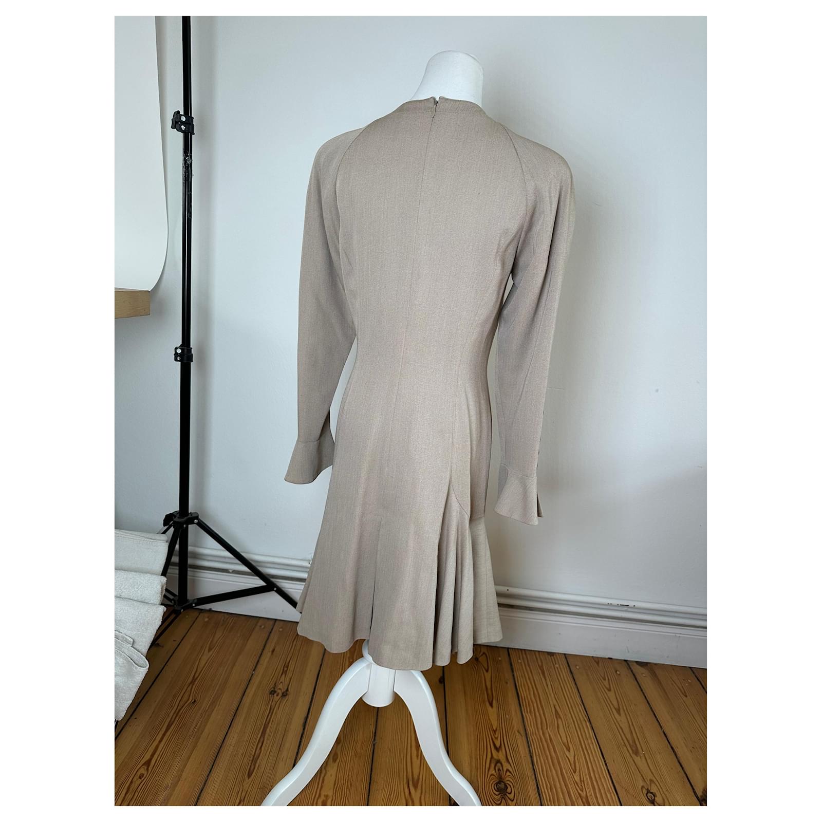beige dress y2k Beige Y2k Floral Irregular Holiday Style Maxi Dress – Razys.com main image 0