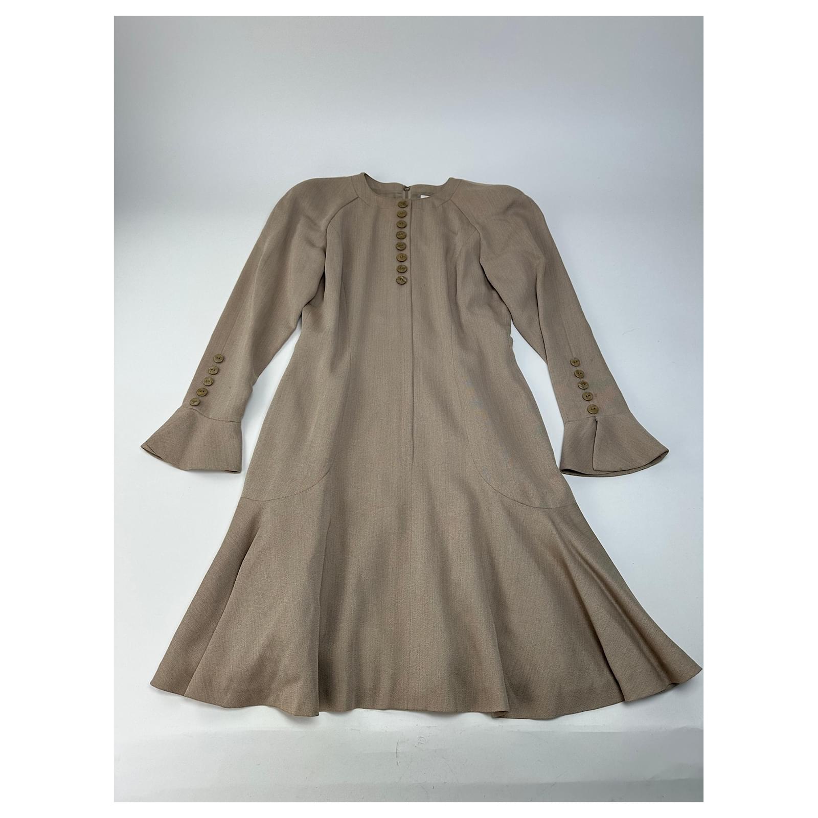 beige dress y2k Vintage Y2k Hi Low Mini Dress by Candy Rocket – Odd Faery main image 1