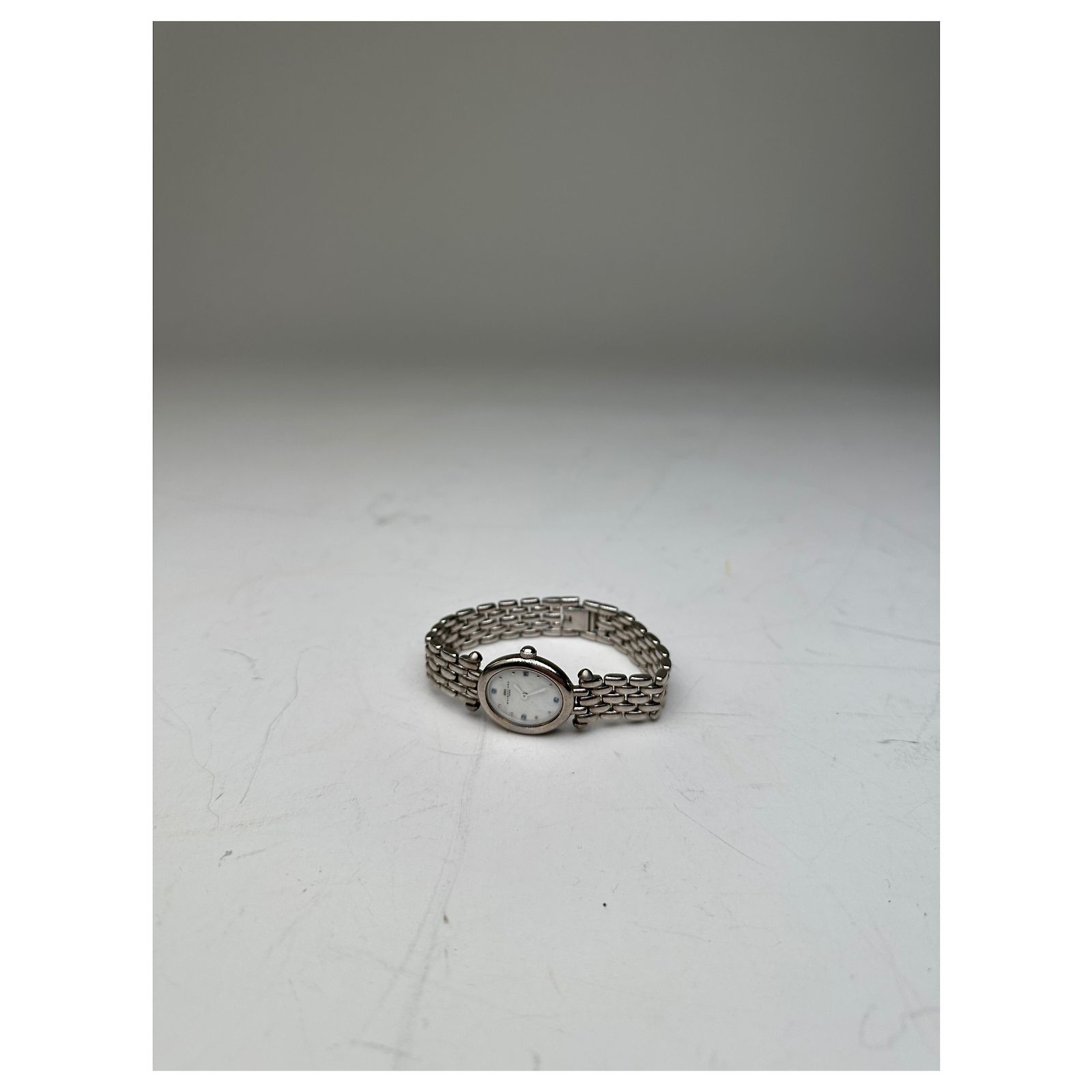 Vintage Balenciaga Stainless Steel Bracelet Watch Silver  display picture 1