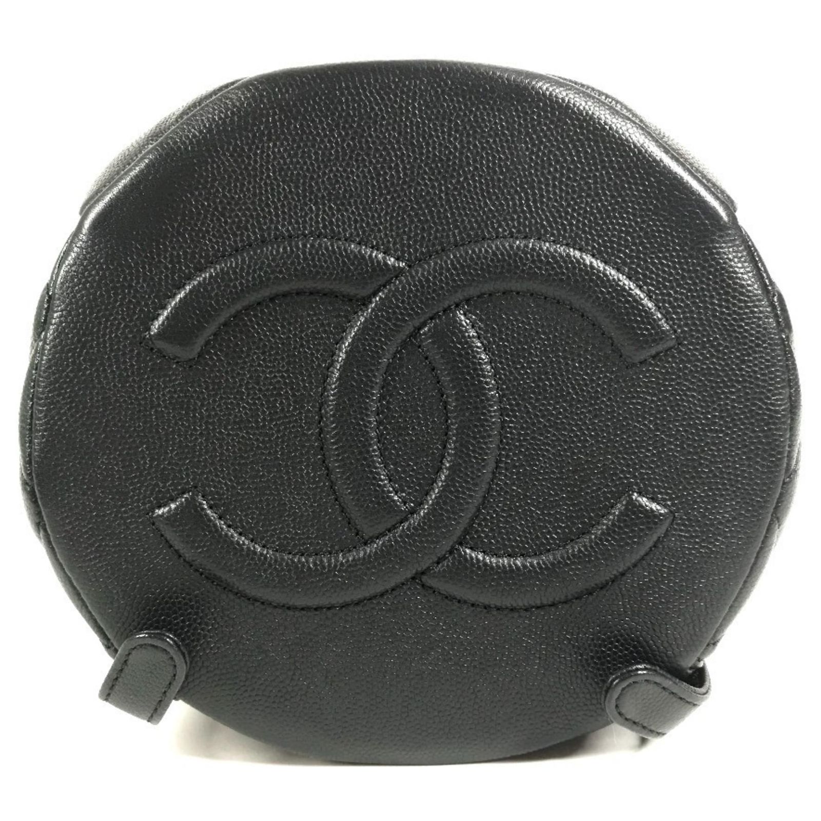 CHANEL Coco Mark CC Logo Quilted Matelassé Chain Backpack  display picture 3