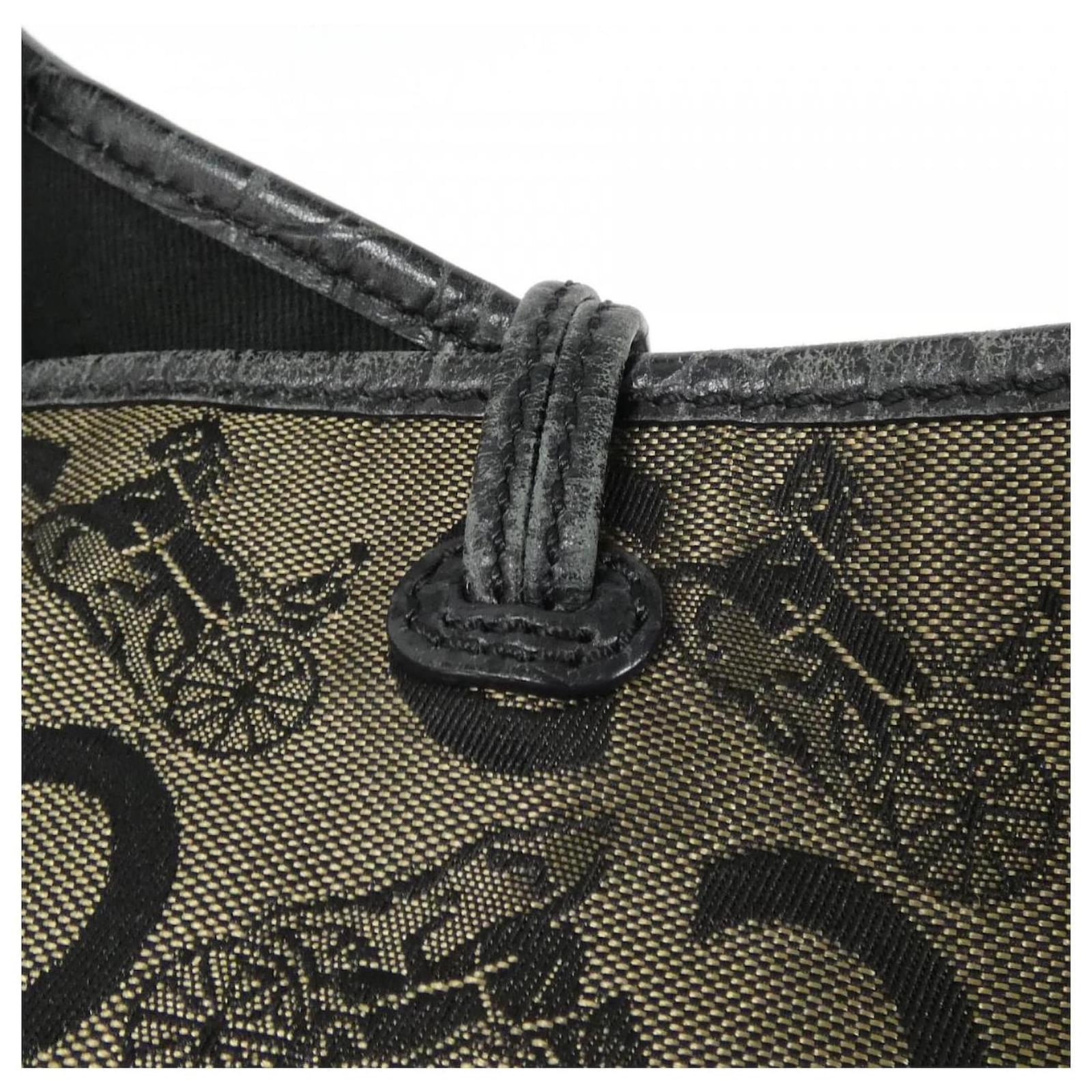 Bittersweet Céline Celine Bitter Sweet Canvas Leather Shoulder Bag