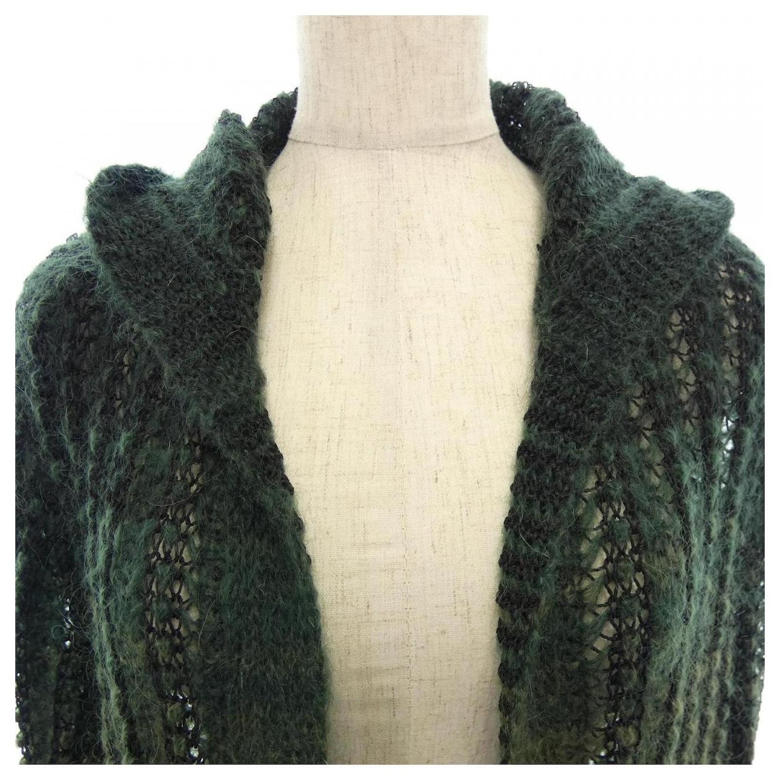 Yves Saint Laurent Saint Laurent Cardigan Brown Black Green Cloth