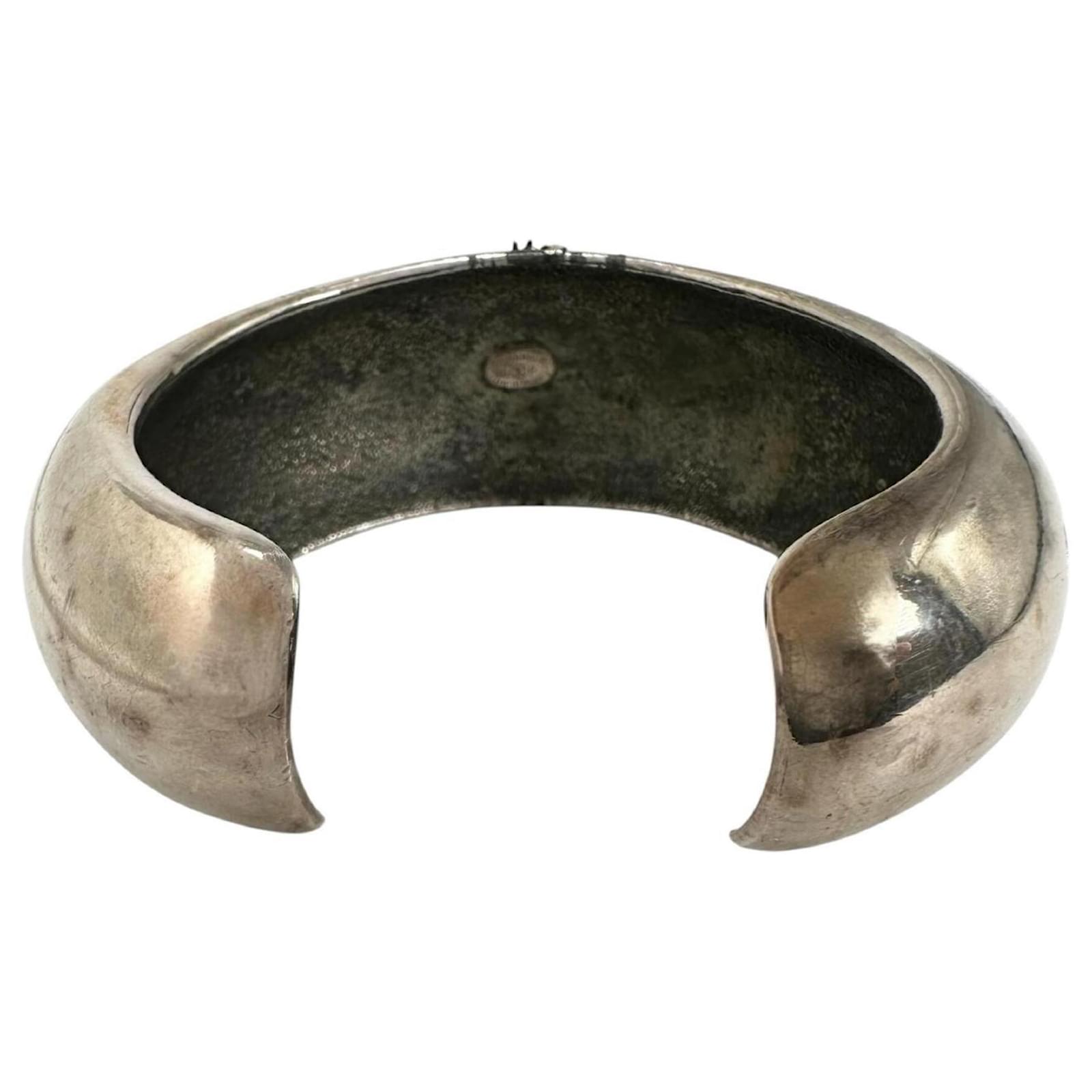 CHANEL Bangle, Plated Silver, Women's Silvery Metal ref.3224462
