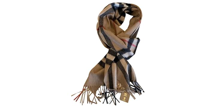 Burberry scarf Caramel Cashmere  - Joli Closet