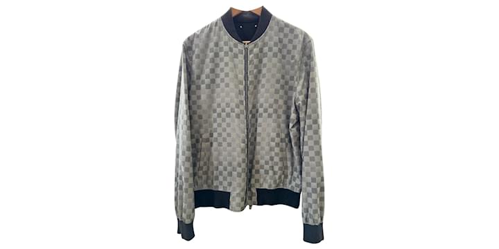 Louis Vuitton DAMIER AZUR Damier azur bomber jacket (1A9MH3)