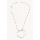 Collier argent et 3 petits diamants - Autre Marque