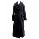 Todd  Oldham Wool Detachable Fur Long Coat - Autre Marque