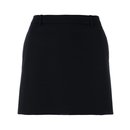 Minifalda de esmoquin negra de Saint Laurent