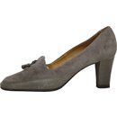 S029 PETER KAISER ESCARPINS POMPONS TAUPE T.37.5 UK 4.5 - Autre Marque