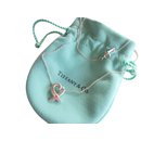 Collier pendentif Coeur Qui Aime dessiné par Paloma Picasso argent 925 avec saphir rose - Tiffany & Co