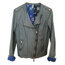 Olive Green Delan Leather Jacket - Autre Marque