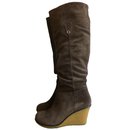 Genuine suede leather boots - Geox