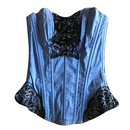 corset souple Cadolle Soie bleue et dentelle - Autre Marque