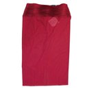 camisola de seda e tule vermelho - La Perla