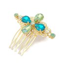 Gold plated hair comb - Autre Marque