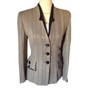 BLAZER CHIC WITH GOLDEN AND BLACK CHEVRONS - Autre Marque