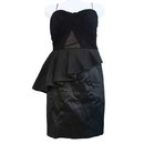 Karen Millen Gorgeous Sweetheart Black Prom Dress UK Size 8