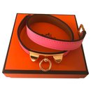 Bracelet Rivale Hermès Rose Azalée