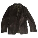 Blazer style leather jacket - Etro