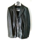 VERSACE Black Leather Jacket - Versace
