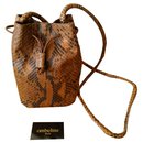 OMBELINE Paris Bag in Snake Leather - Autre Marque