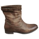 boots N.D.C. Made By Hand en cuir huilé
