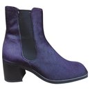 Freistehende Stiefel in violettem fohlen neuwertigem Zustand - Free Lance