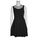 Needle & Thread Black dress with lace - Autre Marque