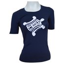CELINE Navy Blue T-Shirt Top Size S SMALL - Céline