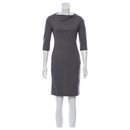 Vestido de lana Thandi gris DvF - Diane Von Furstenberg