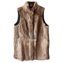 Zapa Paris Fona women vest waistcoat 100% Rabbit Fur