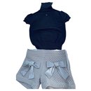 Turtleneck Short Sleeve Shorts Set - Autre Marque