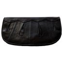 Vintage Black Large Clutch Bag - Autre Marque