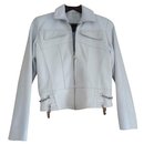 White leather jacket - Autre Marque