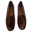 loafers for women golden crocodile - Autre Marque
