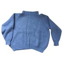 Blue mohair sweater, 38. - Autre Marque