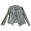 Sobretudo jaqueta curta e estruturada - Emporio Armani