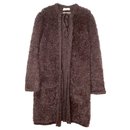 suéter de abrigo de mohair de chocolate dulce - Sonia Rykiel