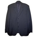 CORNELIANI Linea Sartoria Wool & Silk Grey Suit Jacket / Blazer, Size 58 - Corneliani