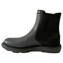 Leather bicolor ankle boots - Salvatore Ferragamo