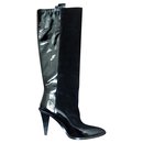 H&M Studio Patent leather and bi-material suede boots P38 - Autre Marque