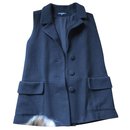 Woolen cloth overcoat, taille 2. - Bel Air