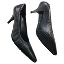 Leather Gathered Court Shoes - Prada