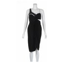 Cut out dress with leather trim - Alexander Wang