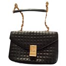 Small C bag in quilted calf leather - Céline