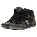 High-top sneakers for Roberto Cavalli in black and gold leather, taille 40