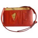 Real leather hand bag - Autre Marque